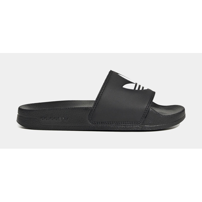 Adilette Grade School Sandals (Black)
