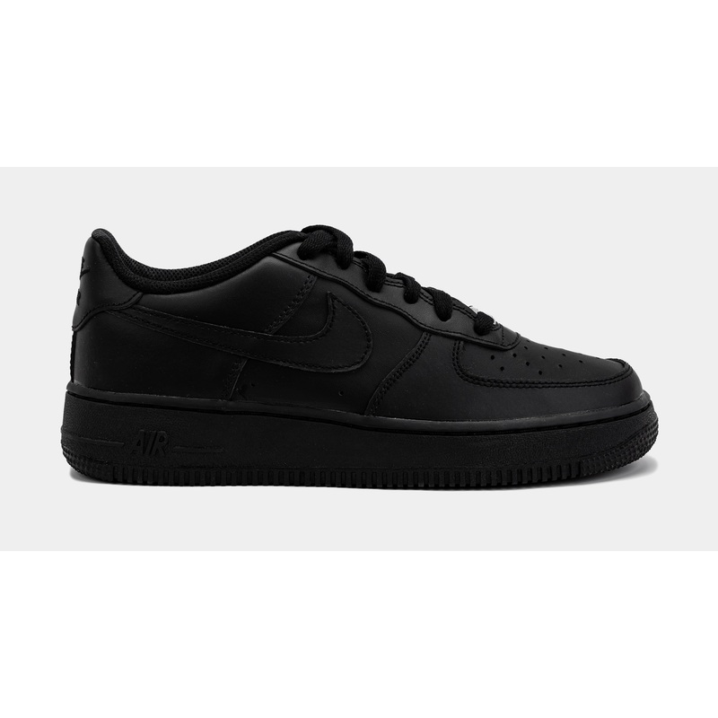 Air Force 1 Low LE Grade School Lifestyle Shoes (Black/Black)