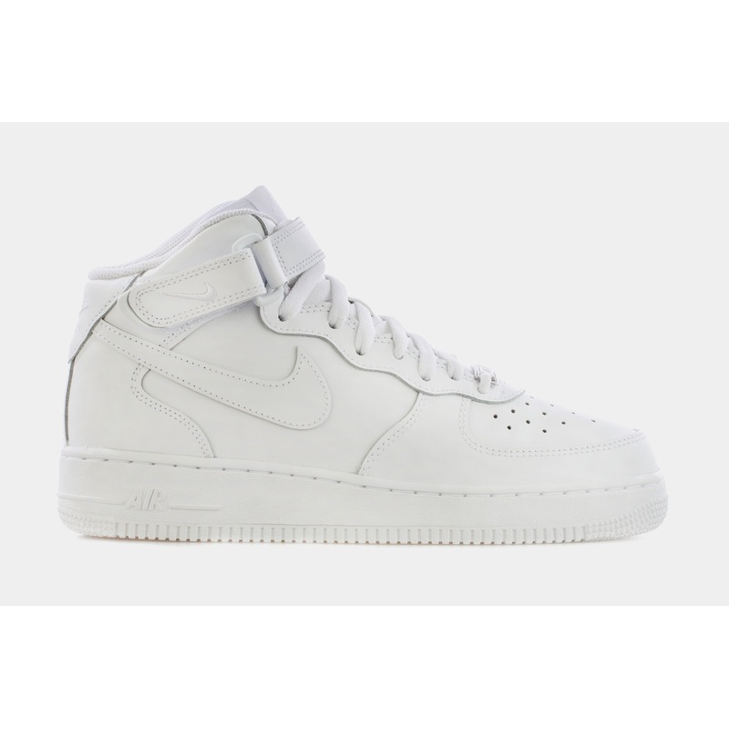 Air Force 1 Mid 07 LE Grade School Lifestyle Shoes (White)