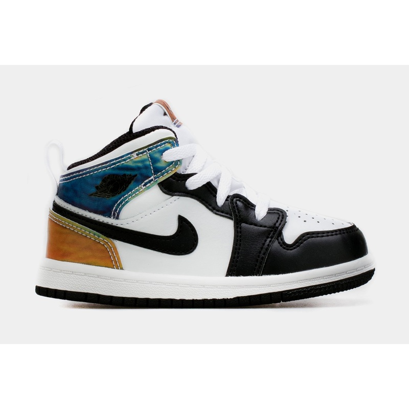 Air Jordan Mid SE Infant Toddler Lifestyle Shoe (White/Black)
