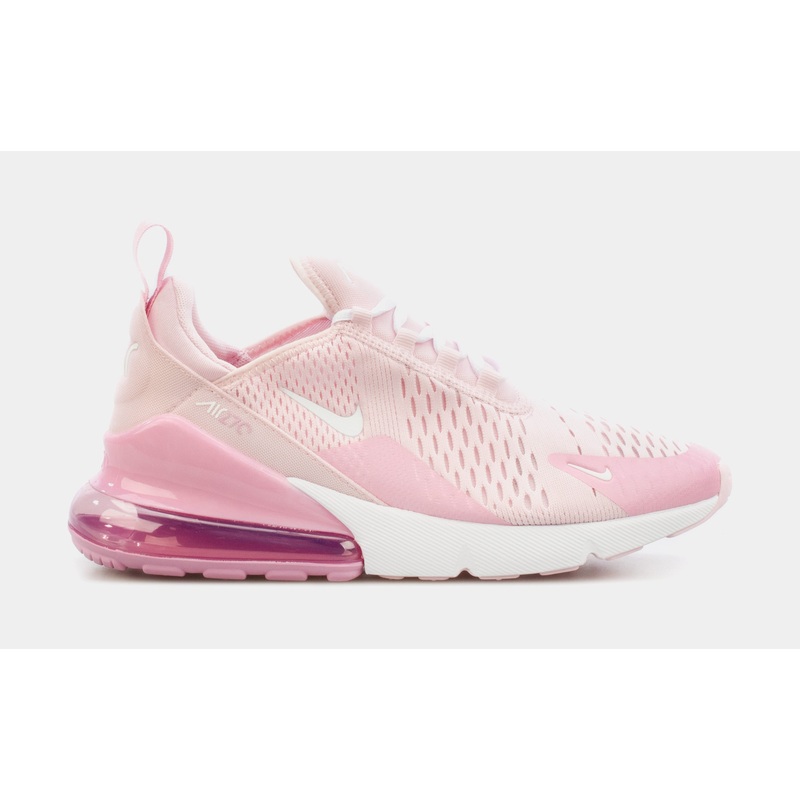 Air Max 270 Grade School Running Shoes (Pink)