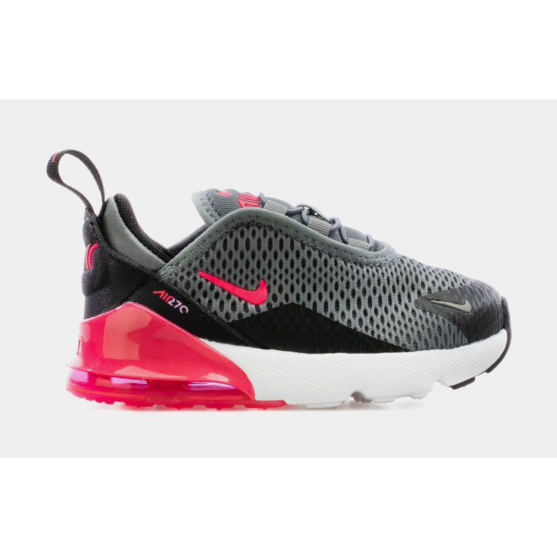 Air Max 270 Infant Toddler Lifestyle Shoes (Grey/Pink)
