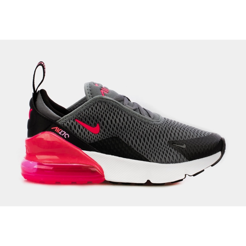 Air Max 270 Preschool Lifestyle Shoes (Gray/Pink)