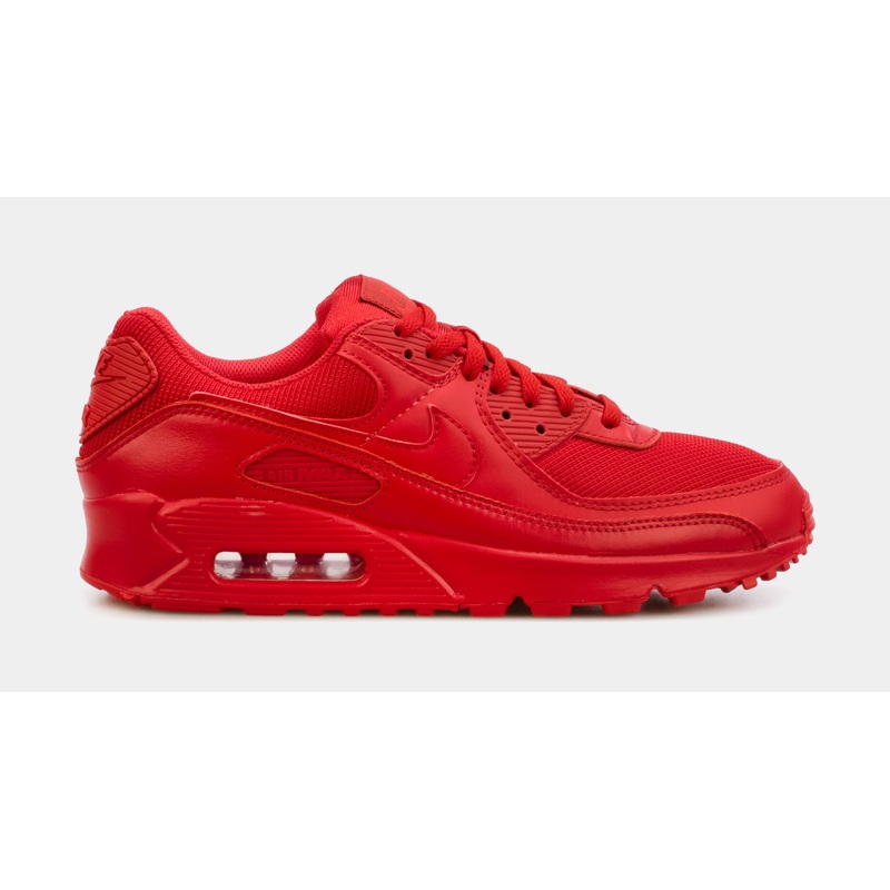 Air Max 90 Mens Running Shoes (Red)