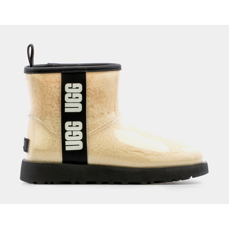 Classic Clean Mini Sheepskin Womens Boot (Beige)