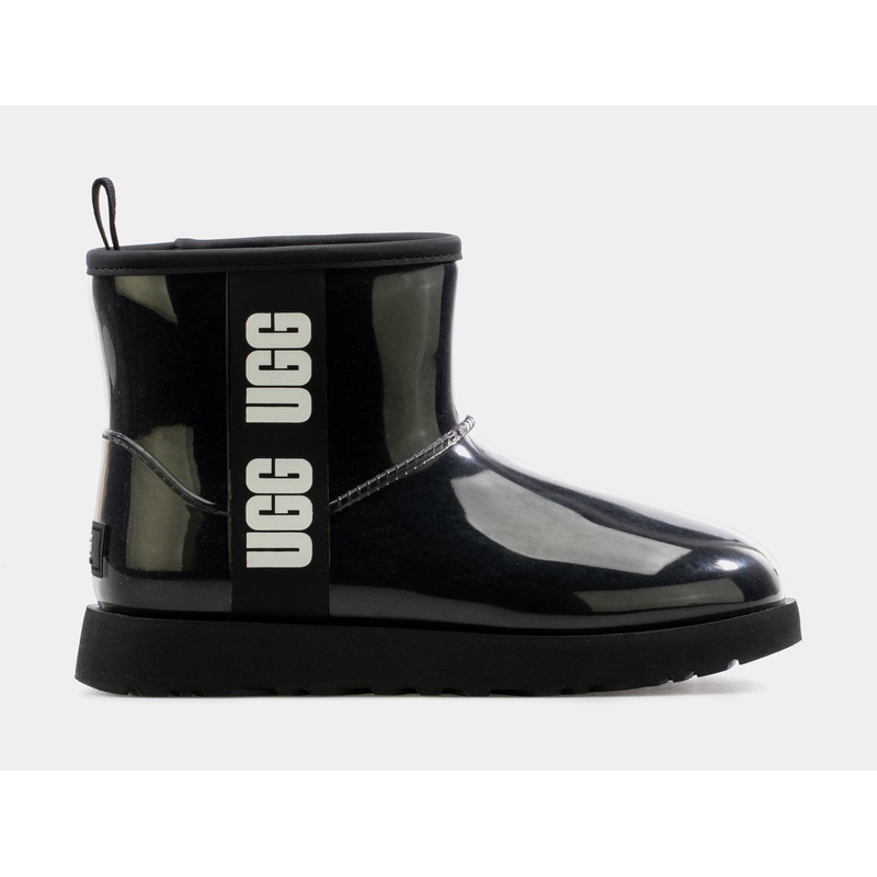 Classic Clear Mini Womens Boots (Black)