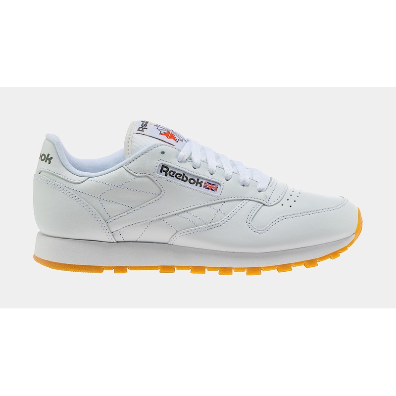 Classic Leather Mens Lifestyle Shoes (White/Gum)