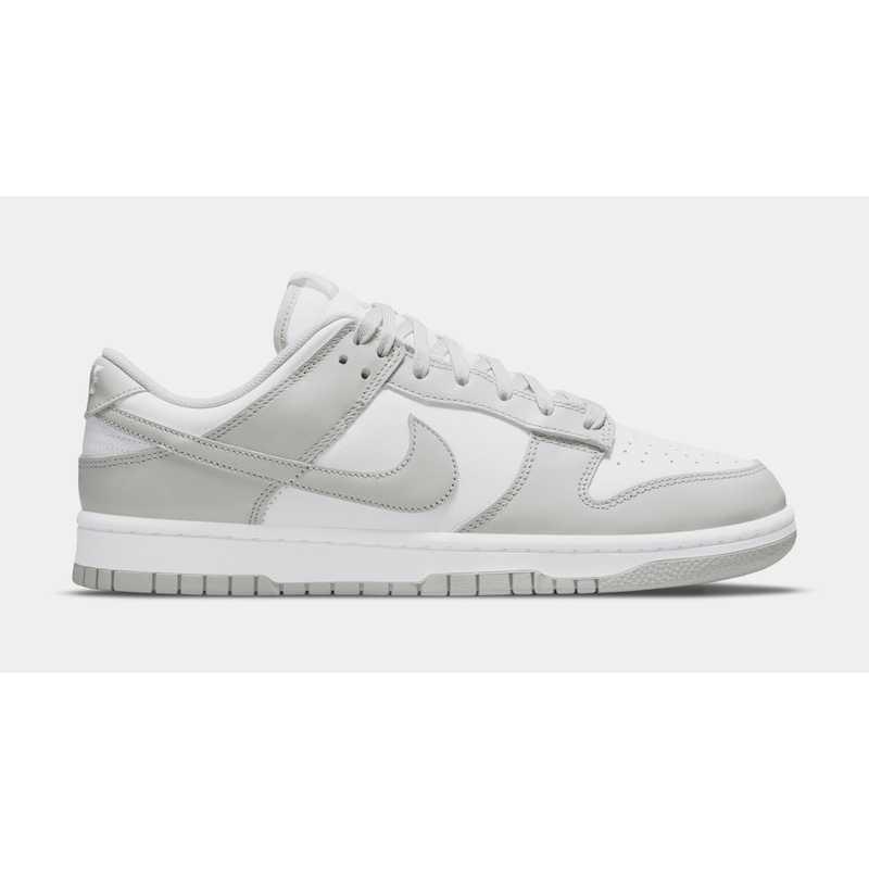 Dunk Low Retro Mens Lifestyle Shoes (White/Grey Fog)