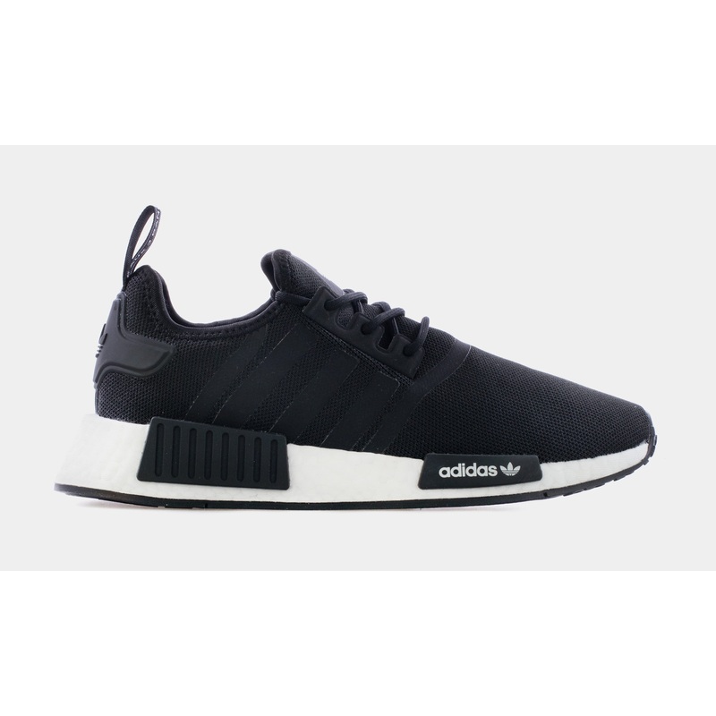 NMD R1 Primeblue Grade School Running Shoes (Black)