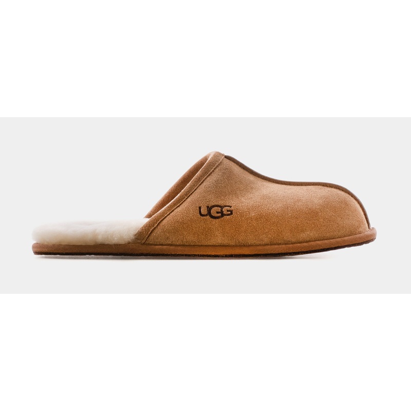 Scuff Slipper Mens Sandals (Chestnut Brown)
