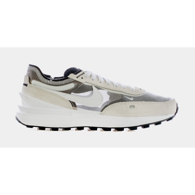 Waffle One Mens Running Shoe (White/Gray)