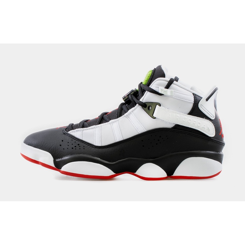6 Rings Preschool Basketball Shoes (White/Black)