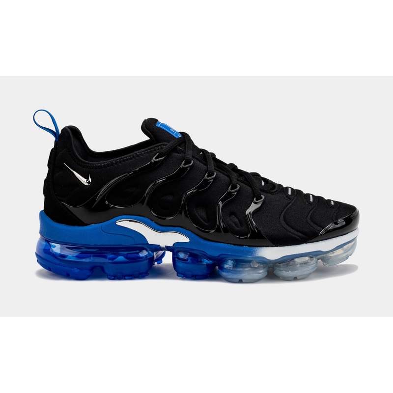 Air Vapormax Plus Mens Running Shoes  (Black/Blue)