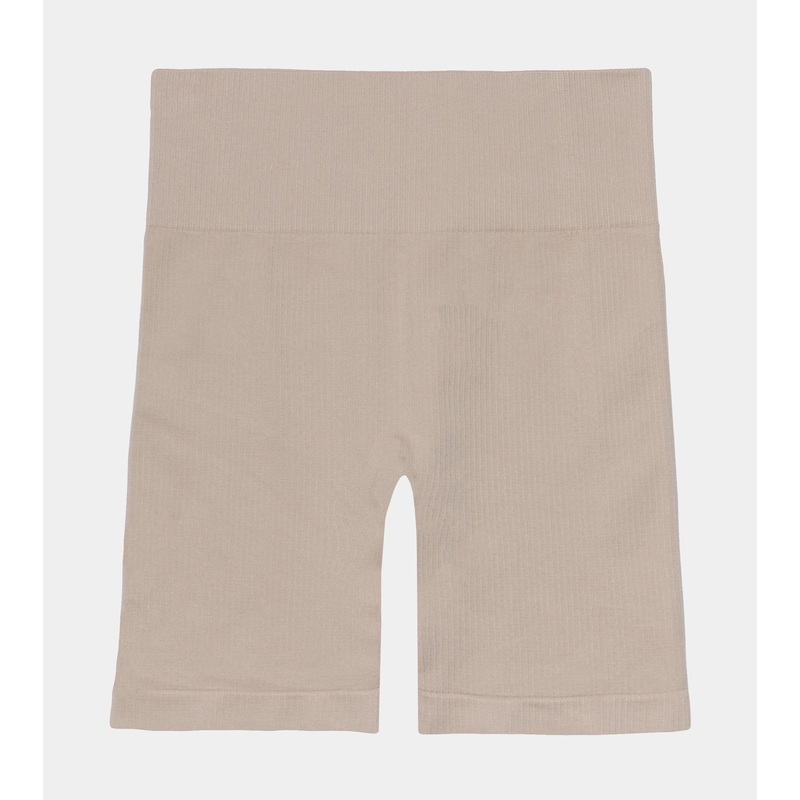 Aiya Rib Knit Womens Shorts (Tan/Beige)