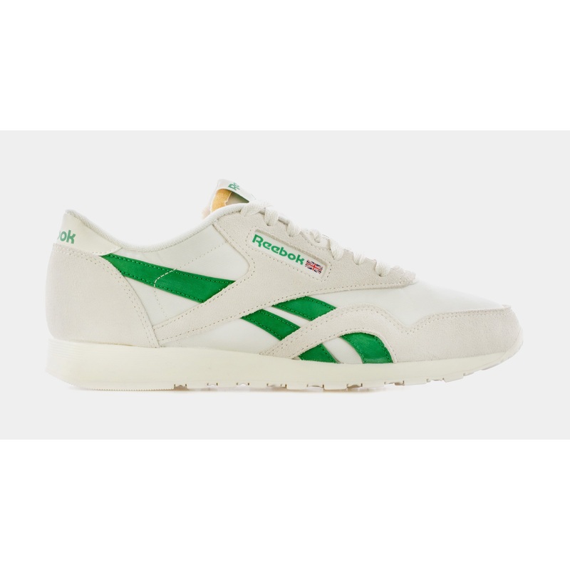 Classic Nylon Mens Lifestyle Shoes (White/Green)
