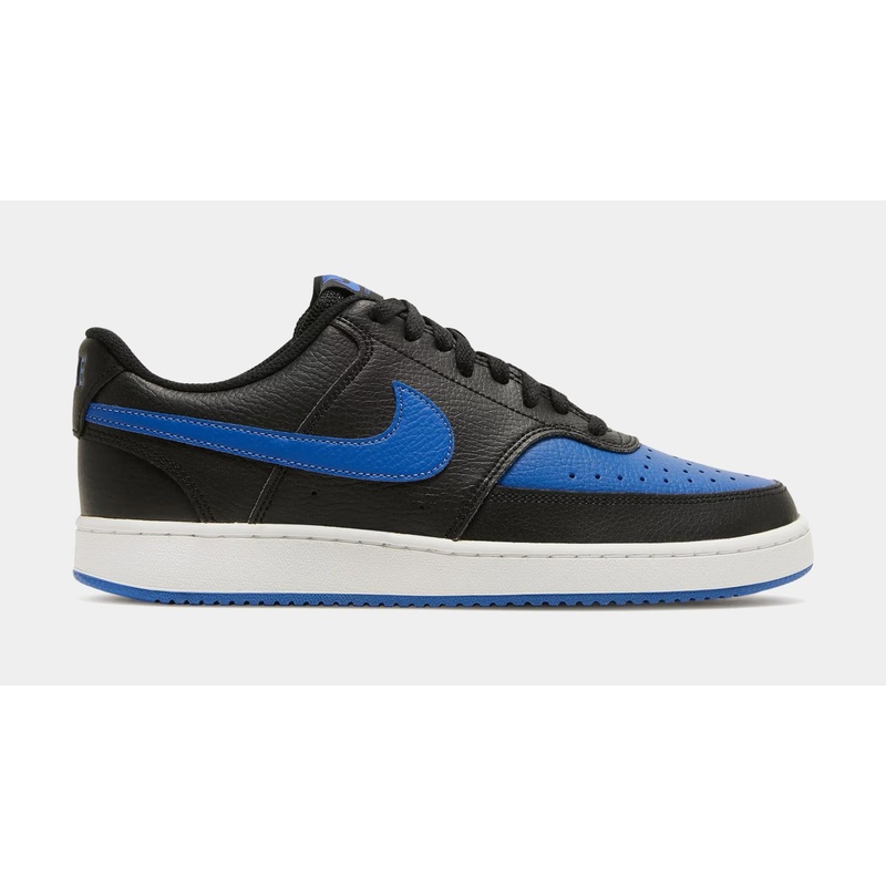 Court Vision Low Mens Lifestyle Shoes (Black/Blue)
