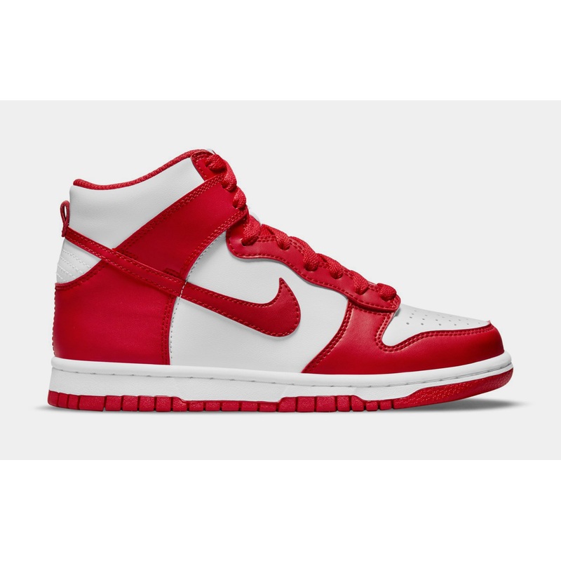 Dunk High Grade School Lifestyle Shoes (Red/White)
