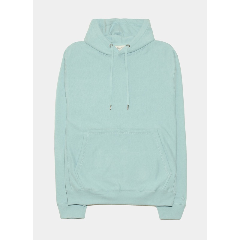 Fleece Hoodie Mens Hoodie (Mineral Blue)