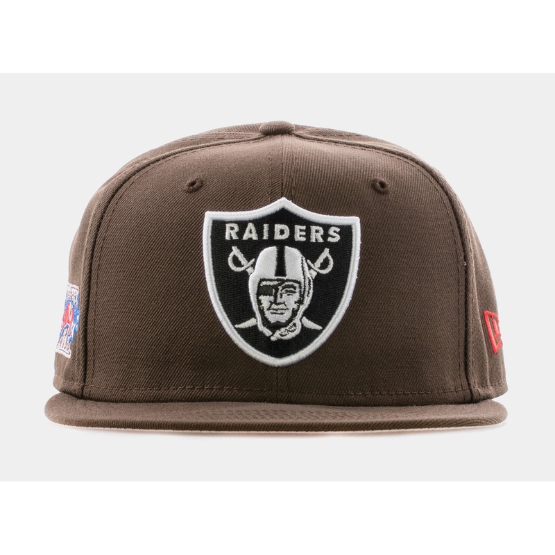 Las Vegas Raiders 59Fifty Fitted Cap Mens Hat (Brown)