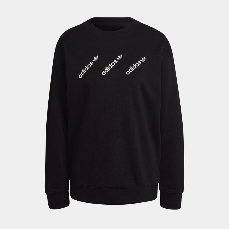 Logomania Crew Womens Crew (Black)