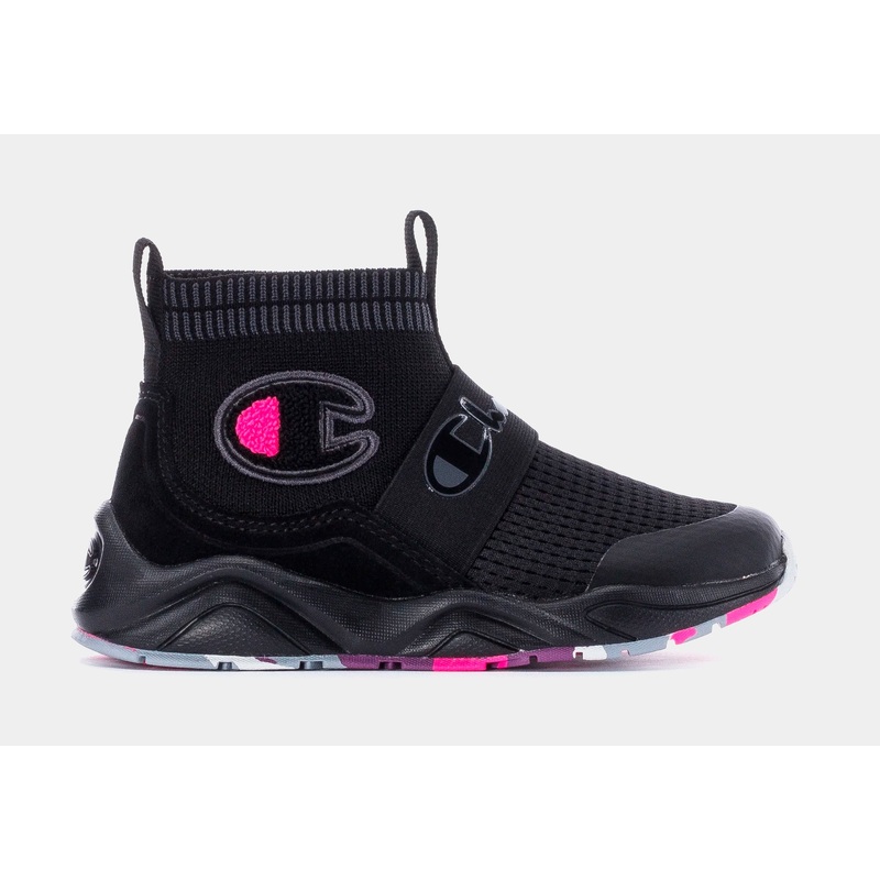 Rally Pro Infant Toddler Lifestyle Shoes (Black/Pink)