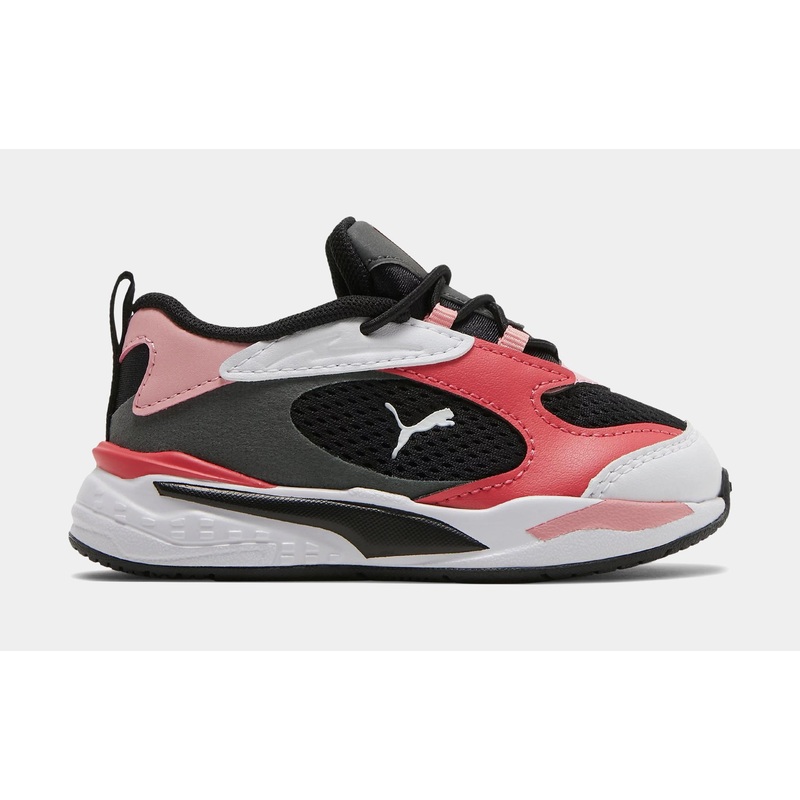 RS Fast Grade School Lifestyle Shoes (Black/Pink)