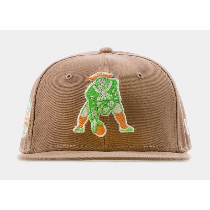 x New Era Legends Pack New England Patriots 59Fifty Fitted Cap Mens Hat (Brown)