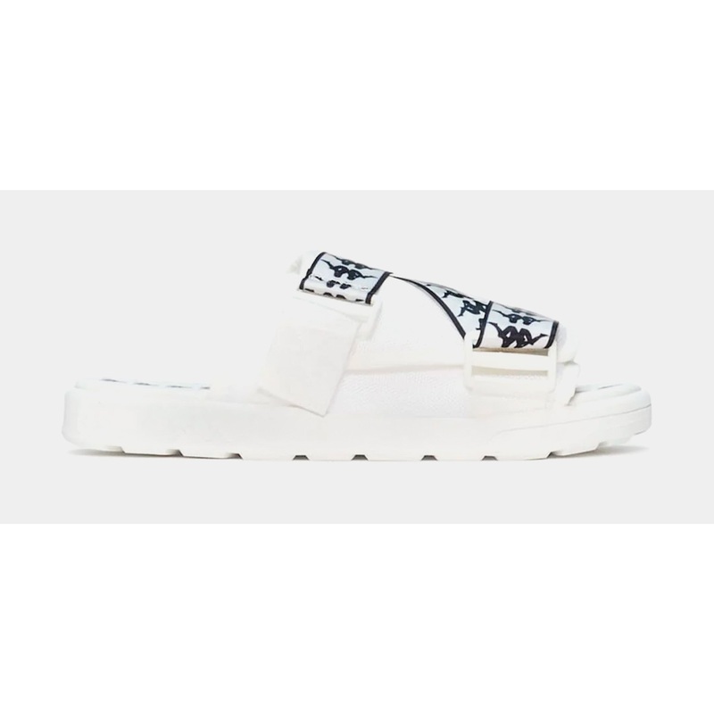 222 Banda Mitel 1 Mens Sandals (White)