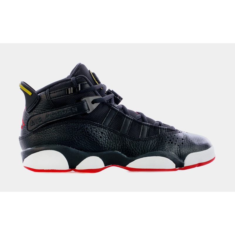 6 Rings Grade School Basketball Shoes (Black)