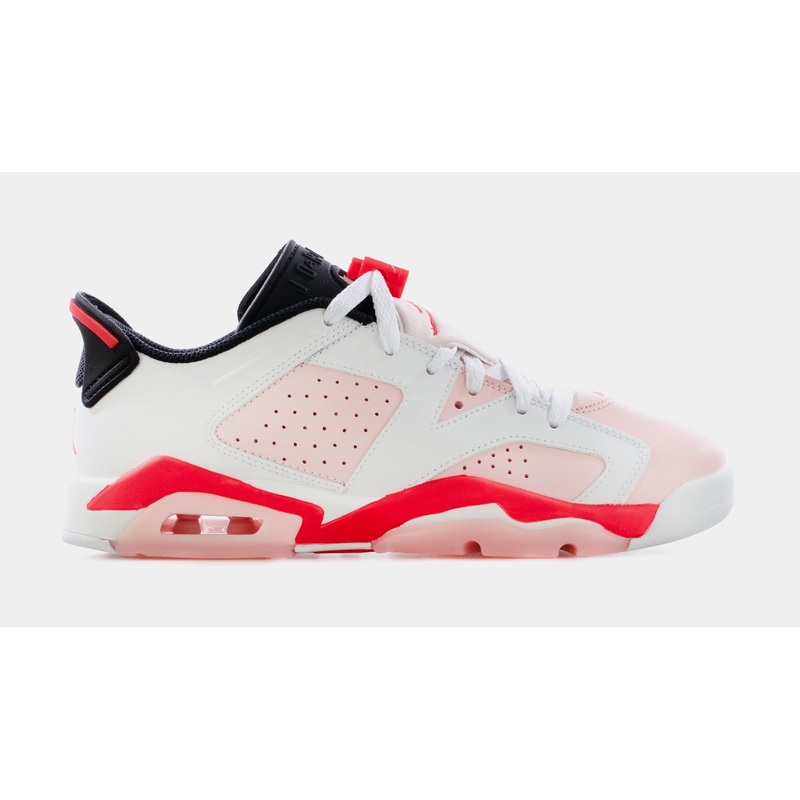 Air Jordan 6 Low Atmosphere Grade School Lifestyle Shoes (White/Pink) Free Shipping