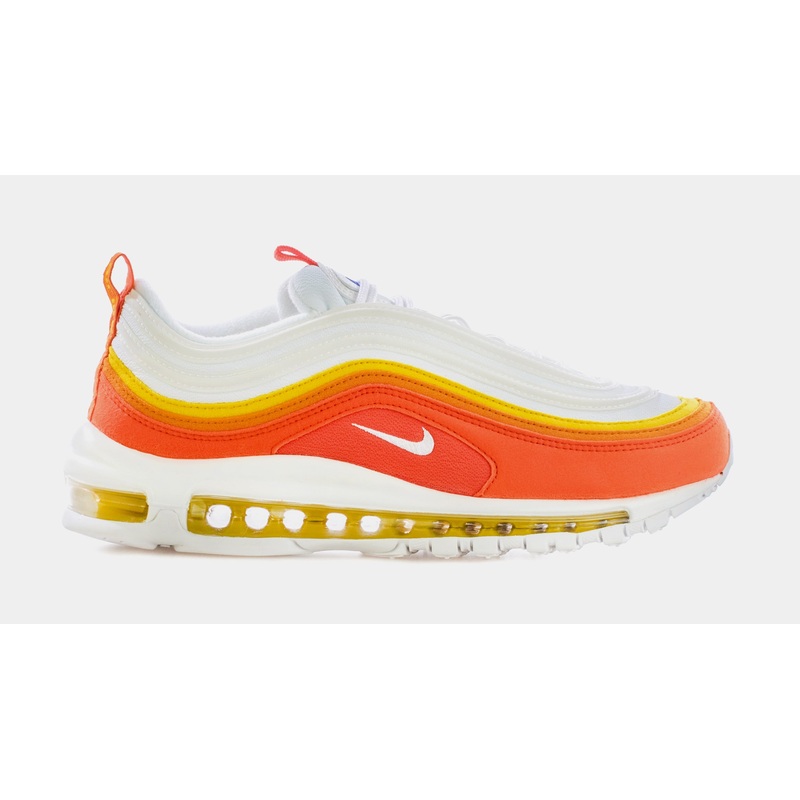 Air Max 97 Athletic Club Mens Running Shoes (White/Orange)