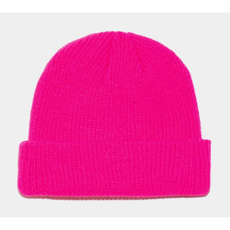 Beanie Womens Hat (Lotus Pink)