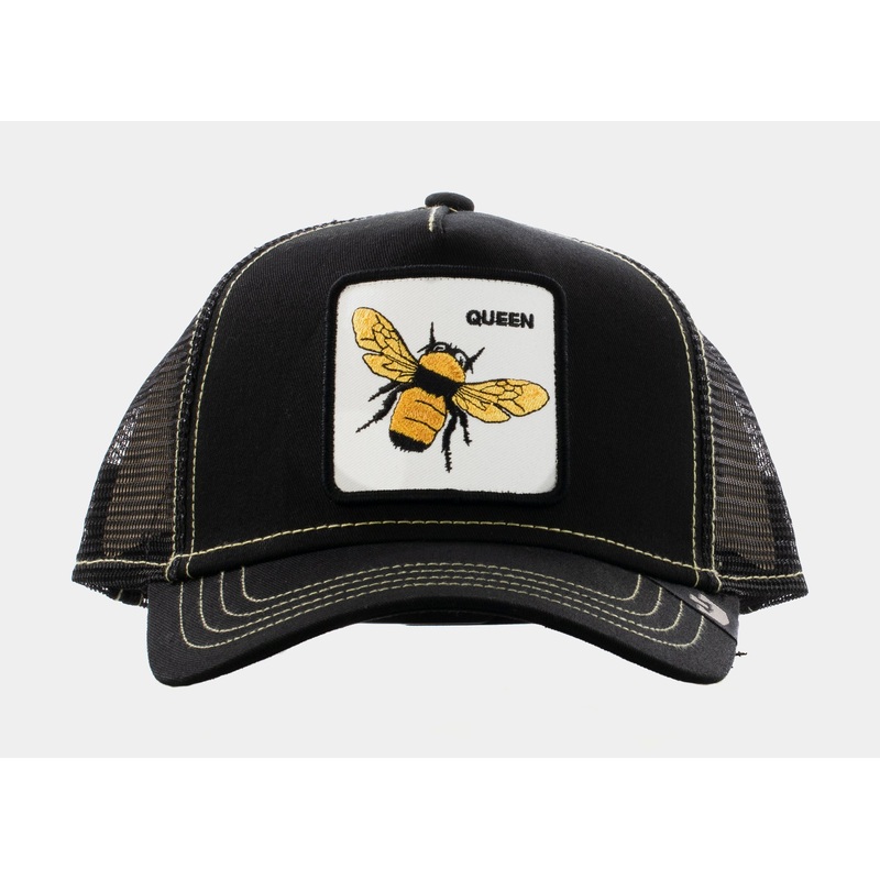 Bee Trucker Mens Hat (Black)