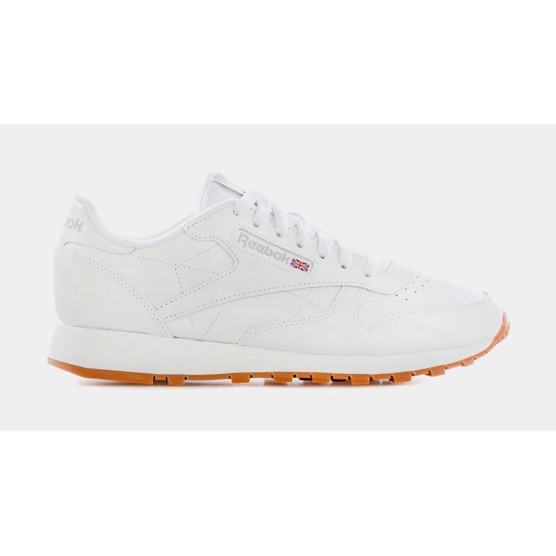 Classic Leather Mens Lifestyle Shoes (White)