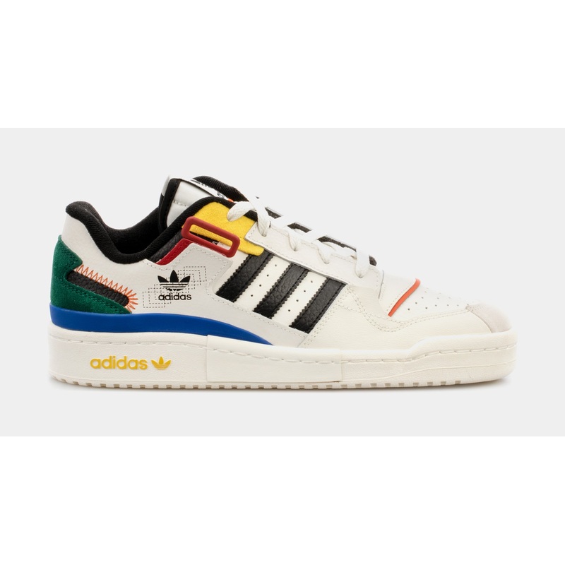 Forum Low Exhibit White Multi Mens Lifestyle Shoes (White/Multi)
