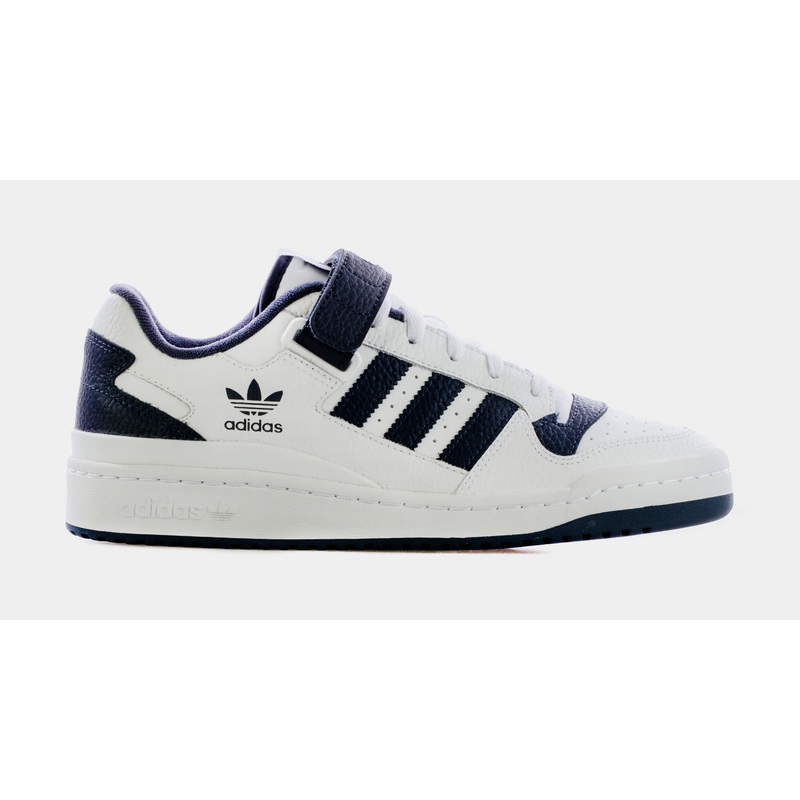 Forum Low Mens Lifestyle Shoes (White/Navy Blue)