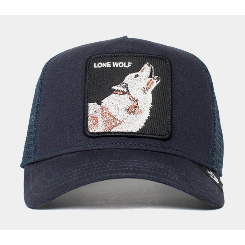 Moon Lover Trucker Mens Hat (Blue)