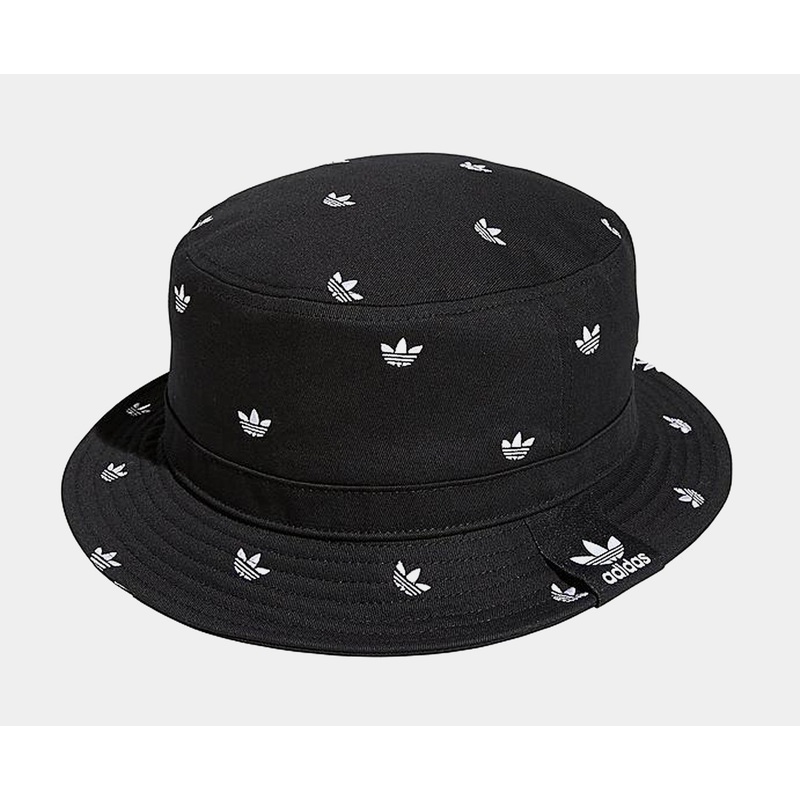 Originals AOP Trefoil Bucket Hat Mens Hat (Black)