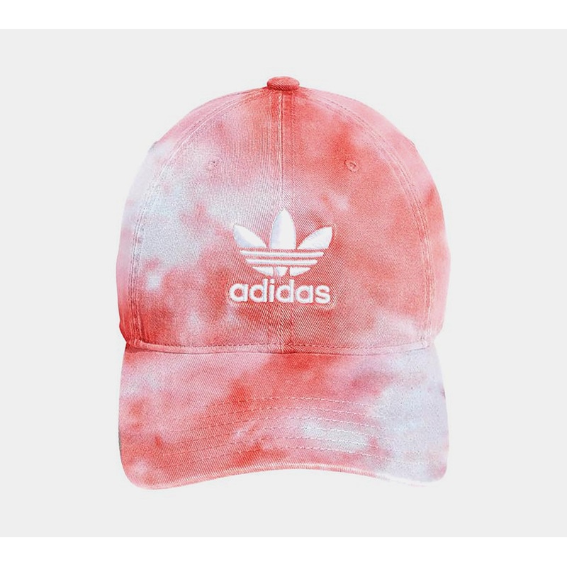 Originals Tie Dye Strap Back Hat Mens Hat (Bright Pink/White)