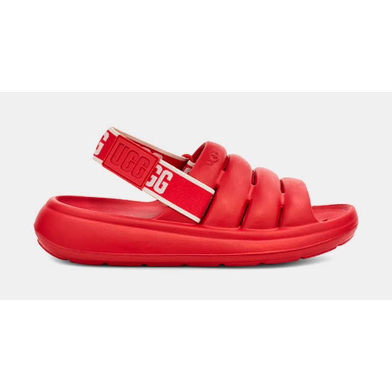 Sport Yeah Slides Womens Sandals (Red)
