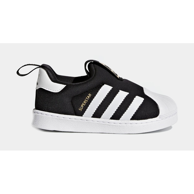 Superstar 360 Infant Toddler Lifestyle Shoes (Black)