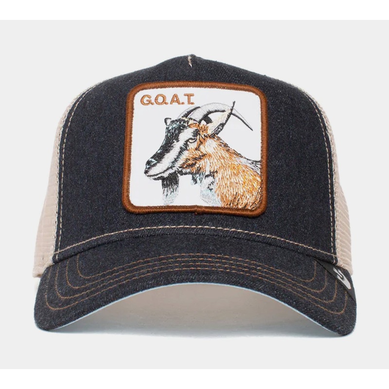 The Goat Trucker Mens Hat (Black)