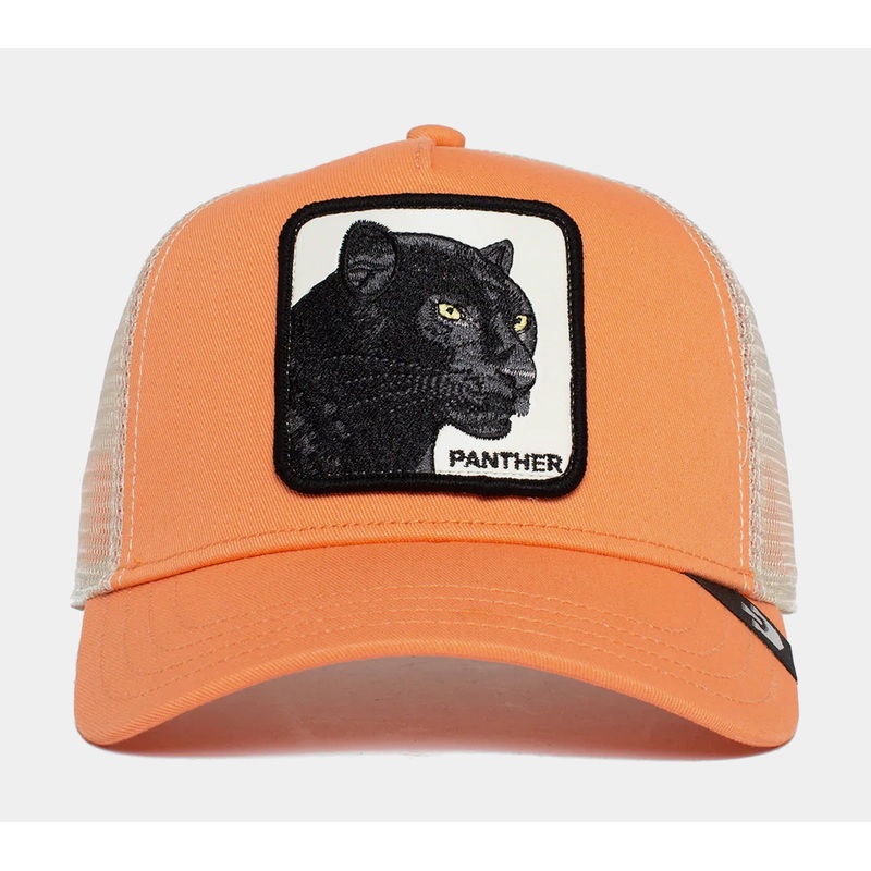 The Panther Trucker Mens Hat (Orange)
