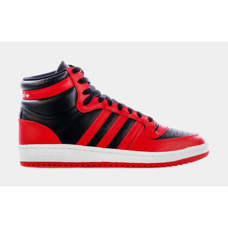 Top Ten Hi Mens Basketball Shoes (Black/Red)