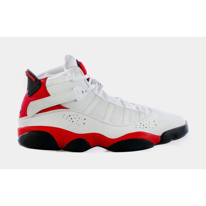 6 Rings Chicago Mens Basketball Shoes (White/Red)