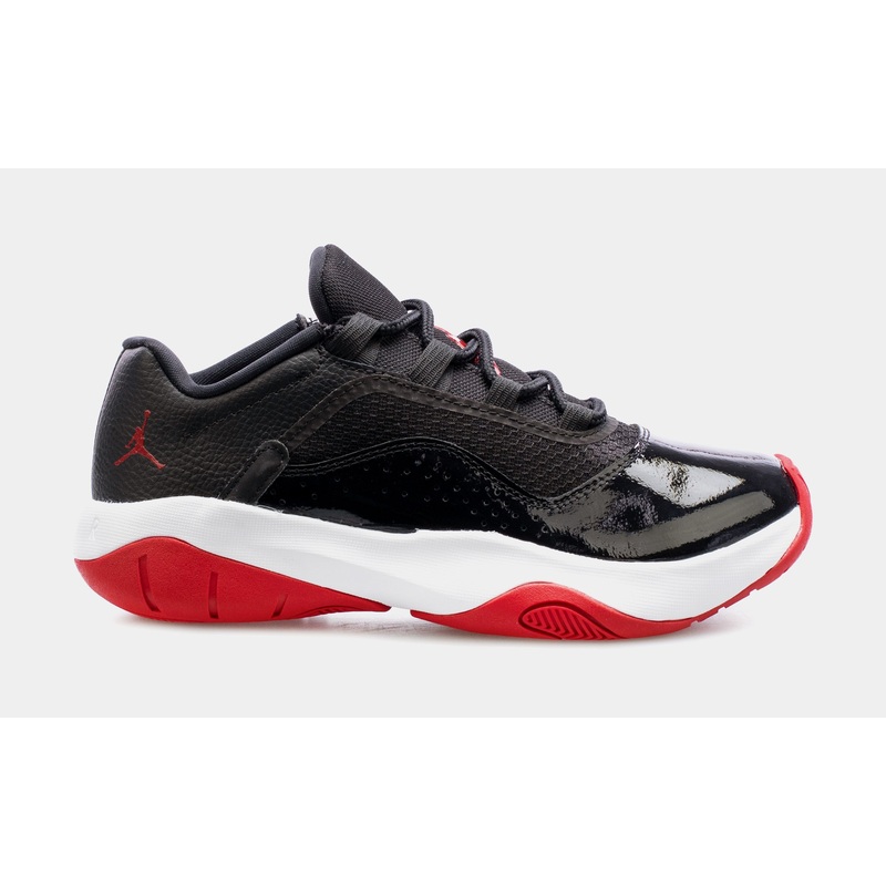 Air Jordan 11 CMFT Low Grade School Basketball Shoes (Black/Red)