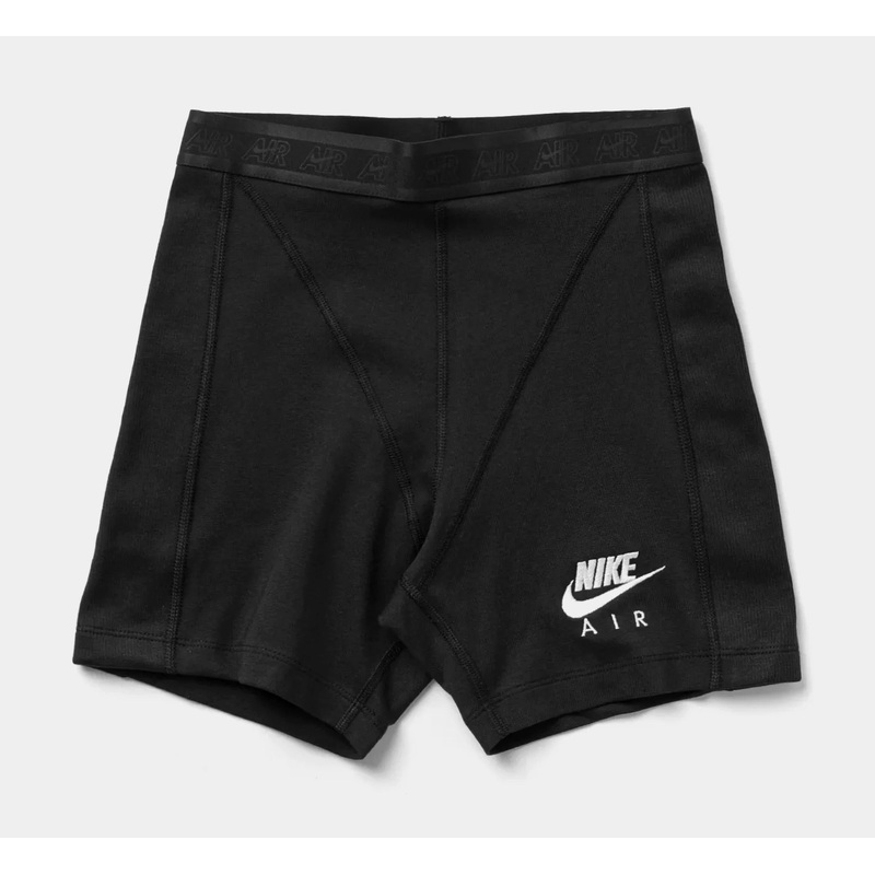 Air Ribbed Womens Shorts (Black)
