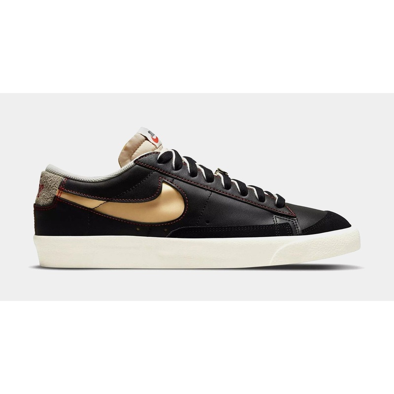Blazer Low 77 PRM Mens Basketball Shoes (Black/Blue/Red)