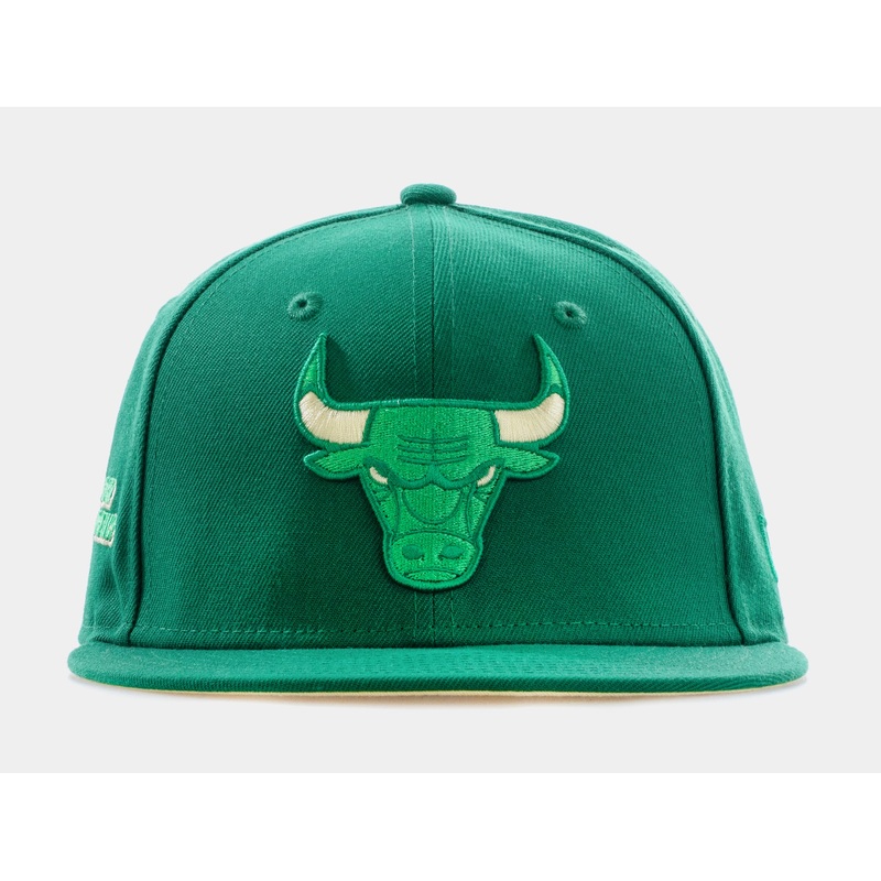 Chicago Bulls State Fruit 59FIFTY Fitted Cap Mens Hat (Green)