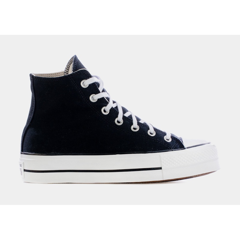 Chuck Taylor All Star Lift Platform Canvas Womens Lifestyle Shoes (Black)